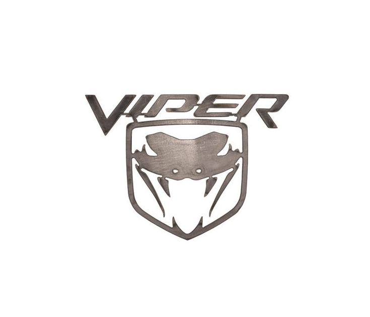 Viper Fangs Metal Sign