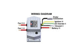 Dual Electric Fan Controller Radiator Cooling