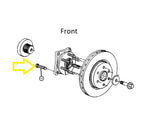Rear Wheel Bearing Hub to Knuckle Bolt Viper 92-17 OEM