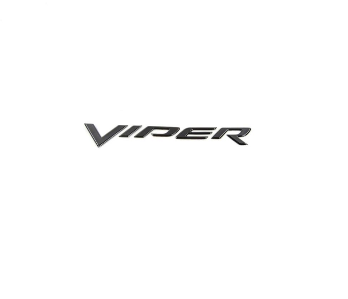 Rear Bumper Badge Decal Emblem Black SRT10 03-10 Viper