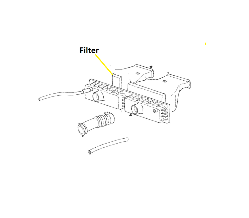 Air Box Crank Case PCV Vent Filter OEM 92-02