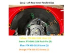 Inner Fender Liner Wheel Well Clip Retainer Rivet Viper 93-10