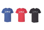 Viper Tri-Logo T-Shirt Blue Red Black
